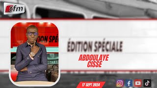 🚨 🚨 TFM LIVE  Edition spéciale  Pr  Abdoulaye cisse  17 septembre 2024 [upl. by Mariele474]