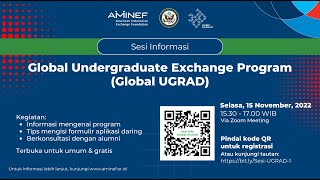 15 November 2022  Sesi Informasi Global UGRAD [upl. by Akcimahs797]