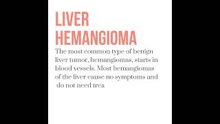 Liver Hemangioma  YoutubeShorts Shorts [upl. by Mulderig]