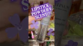 LIPSTICK POWDERY Scent combo sotd perfume scent fragrance powdery violet bathandbodyworks [upl. by Libbna]