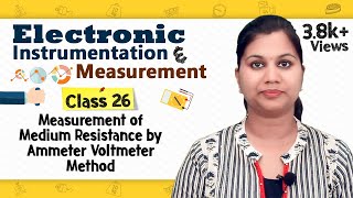 Measurement of Medium Resistance ll Voltmeter Ammeter Method amp Ammeter Voltmeter Method [upl. by Adieno]