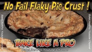 No Fail Flaky Pie Crust Recipe  Easy [upl. by Nadia]