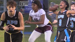 FHSAA Flag Football Region 11A Semifinal Niceville vs Godby  Full Highlights [upl. by Latia]