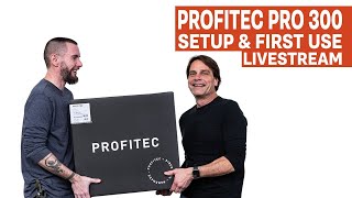 Profitec Pro 300  Unboxing Startup amp First Use Livestream [upl. by Sedrul]