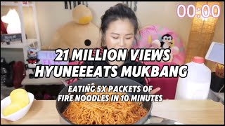 21M views  Hynee Eats Mukbang  onlybiteshighlight [upl. by Lirbij]