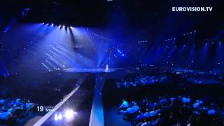 Pastora Soler  Quédate Conmigo Stay with me  Spain  Live  Grand Final  2012 Eurovision [upl. by Frerichs]