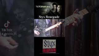 Styx Renegade guitar cover supernatural supernaturalfandom madmenofmetal⚡️ metal ibanez [upl. by Notsob109]