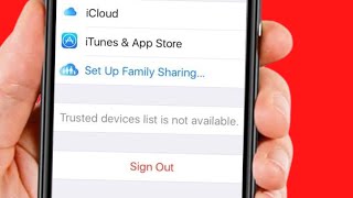 Trusted Devices List Is Not Available iPhone iPad  iOS 16  Android  How to Remove Trusted Devices [upl. by Luciana]