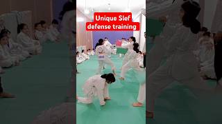 AMAZING SELFDEFENSE TRAININGselfdefencetraining selfdefenseclass martialarts taekwondo kick [upl. by Leitman647]