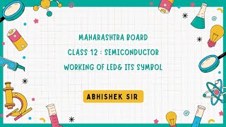 Working of LED  Semiconductor  Class 12 Physics semiconductor led [upl. by Kirrad]