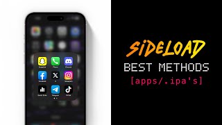 The Best Sideload Methods install ipas On iPhone amp iPad [upl. by Anha]