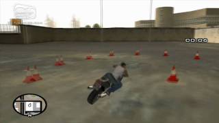 GTA San Andreas  Walkthrough  Bike School 2  The 180 HD [upl. by Otreblide801]