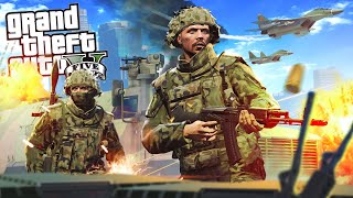 HOSTILE MILITARY TAKEOVER in GTA 5 RP [upl. by Marysa254]