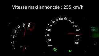 New Megane RS 275 Trophy acceleration 0252 kmh  HD [upl. by Gillead792]