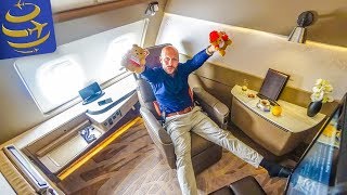 HUGE Singapore Airlines First Class Suites A380 SINHKG  Luxury Aviator [upl. by Nnaynaffit872]