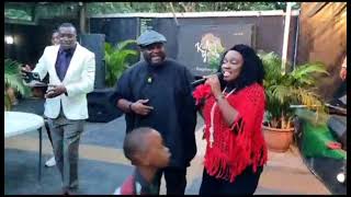 Aity Live at Culture Yard Lagos with Gospel Reggae Warlord Buchi on her song You Will Get There [upl. by Scharff]