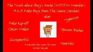 The Truth About Urlocaltgcandfestivalvfan AKA Fake Boxy from The Game Catchers [upl. by Reifinnej612]