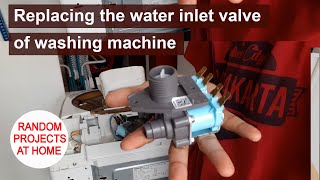 Project Replacing the water inlet valve of Toshiba washing machine AWB1100G [upl. by Malsi]