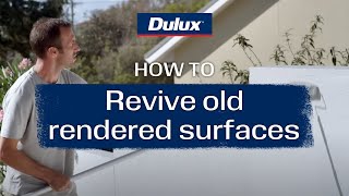 How to revive old rendered surfaces  Dulux Weathersheild Render Refresh [upl. by Camala]