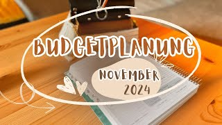 Budgetplanung November  Yay für Schlimmer gehts fast nimmer 😒 [upl. by Rhodes264]