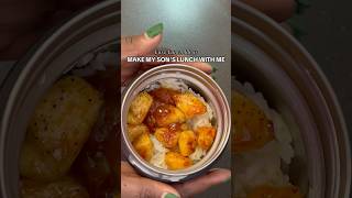 Sweet chili chicken over rice lunchbox ricedish lunchboxinspo chickenrecipe cookingvlog [upl. by Nicks969]