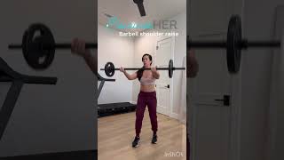 Barbell shoulder raise [upl. by Clava]