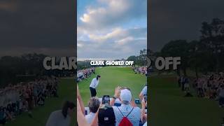 CAITLIN CLARK HITS BYSTANDER WITH GOLF BALL golf wnba caitlinclark [upl. by Buseck465]