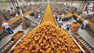 How KFC Crispy Tenders Are Made in a Factory  Crispy Tenders Factory Process [upl. by Stila]