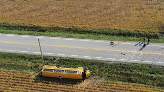 Update on school bus crash in Ozaukee County [upl. by Masera]