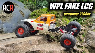 WPL LOW CG LCG ROCK CRAWLER OUTRUNNER 2200KV [upl. by Nosreg]