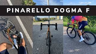 Provo la Pinarello Dogma F 2025 una bici da gara [upl. by Siana]