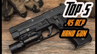 TOP 5 Best 45 ACP Handguns for Concealed Carry and Dutyreview  TMAN REVIEW [upl. by Krakow578]