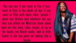 Azealia Banks Paradiso Lyrics [upl. by Ynagoham]