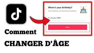 Comment changer votre âge sur TikTok [upl. by Airdnola]
