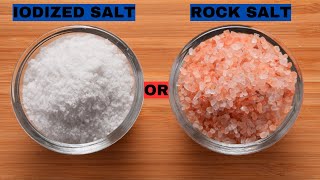 IODIZED SALT OR ROCK SALT  WHAT SHOULD WE CONSUME [upl. by Francene168]