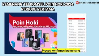 PEMENANG TELKOMSEL POIN HOKI 2024 PERIODE PERTAMA [upl. by Ynes]