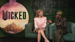 Ariana  Cynthia Interview • Wicked [upl. by Reemas]