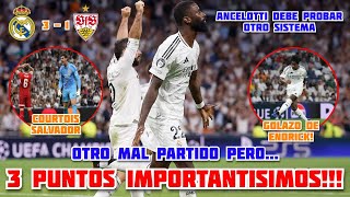 ¡RÜDIGER MARCA Y RESCATA UNA VICTORIA AGÓNICA EN UN PARTIDO DIFICIL  IMPORTANTISIMA VICTORIA [upl. by Marquez]