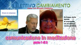 Comunicazione in Meditazione Parte 1 con Rosalba Vitagliano [upl. by Novrej146]