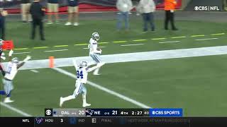 Trevon Diggs Pick Six vs Patriots [upl. by Grani]