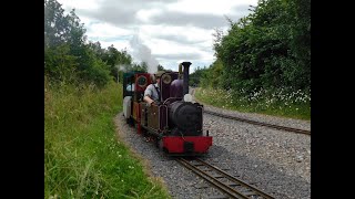 Riding with quotMrs Darlingquot amp quotPetuniaquot around the Eastleigh Lakeside Railway Part 1  23062024 [upl. by Philcox]