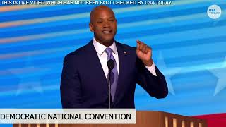 Wes Moore speech at 2024 DNC supports Tim Walz [upl. by Pilif]