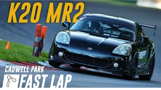 Dans Monster K20 MR2  Cadwell FAST Lap 👀 [upl. by Katerina640]