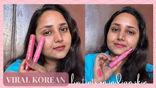 Must Have Long Lasting Tints  Etude House Fixing Tints 🕊️ Review swatches shade 01 10 🌸 [upl. by Sander639]