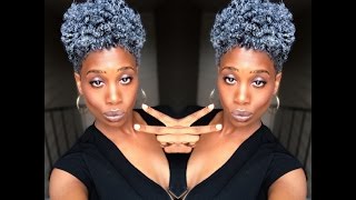 How To Get Grey Hair without using Bleach  MissKenK [upl. by Airdua]