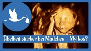 Schwangerschaft Übelkeit stärker bei Mädchen  Mythos [upl. by Shewmaker261]