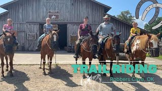 Trail Ride in the Woods at Robbers Cave State Park [upl. by Yarezed]