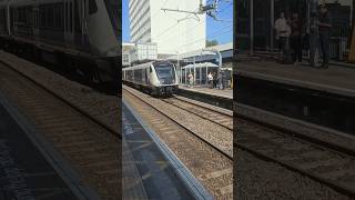 Class 345 crossrail trains the British Rail for Elizabeth line London TFL [upl. by Jessie]