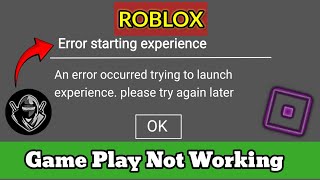 Roblox Error starting experience  An error occurred trying to launch the experience Roblox Down [upl. by Saxon]