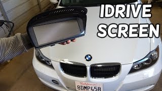 HOW TO REMOVE iDrive Screen BMW 325i 328i 330i 335i 335d 320i 320d 318i 318d 316i [upl. by Ares]